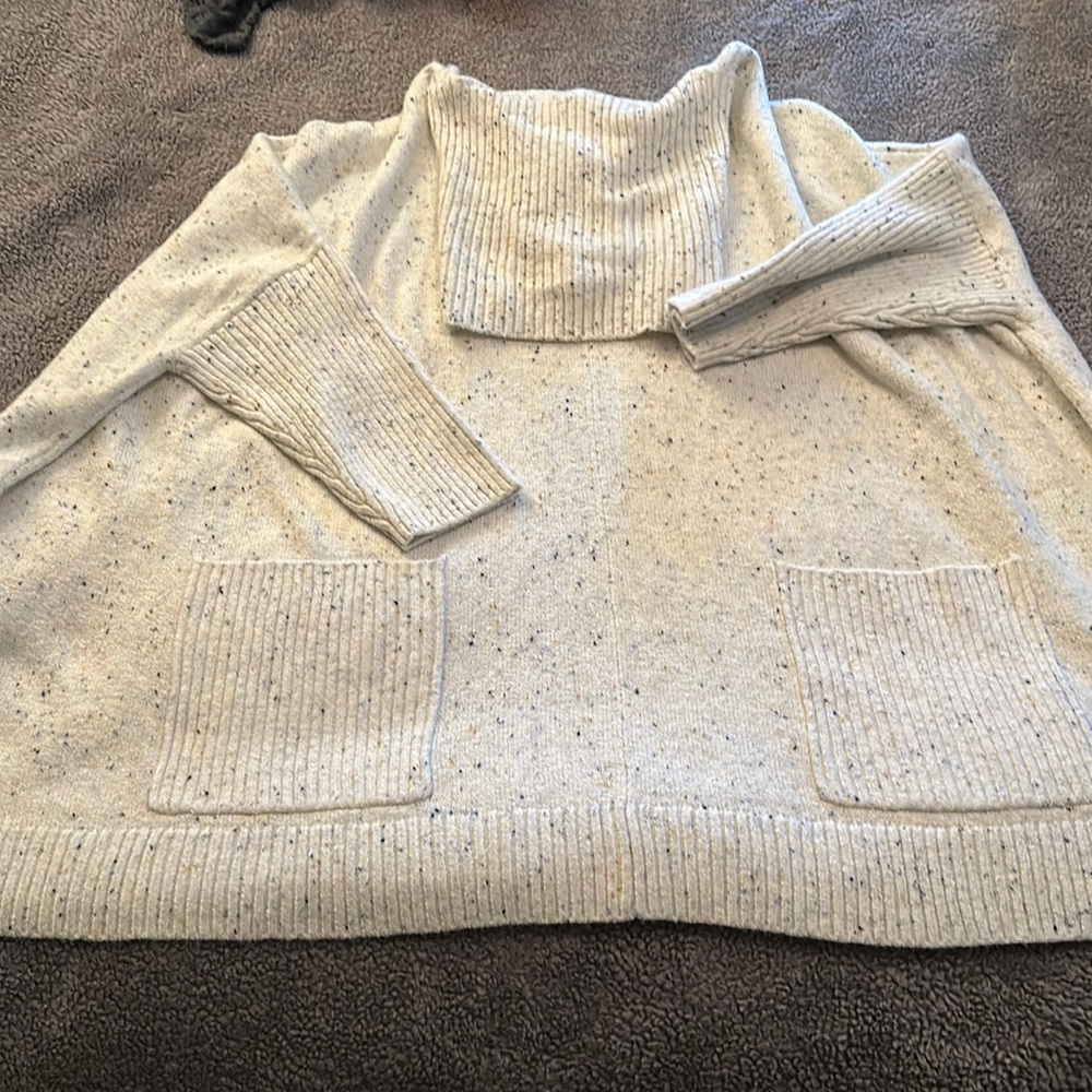 NWT Loft XL poncho Sweater